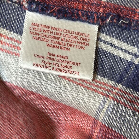 Faded Glory Plaid Button-Up Shirt - Picture 5 of 5